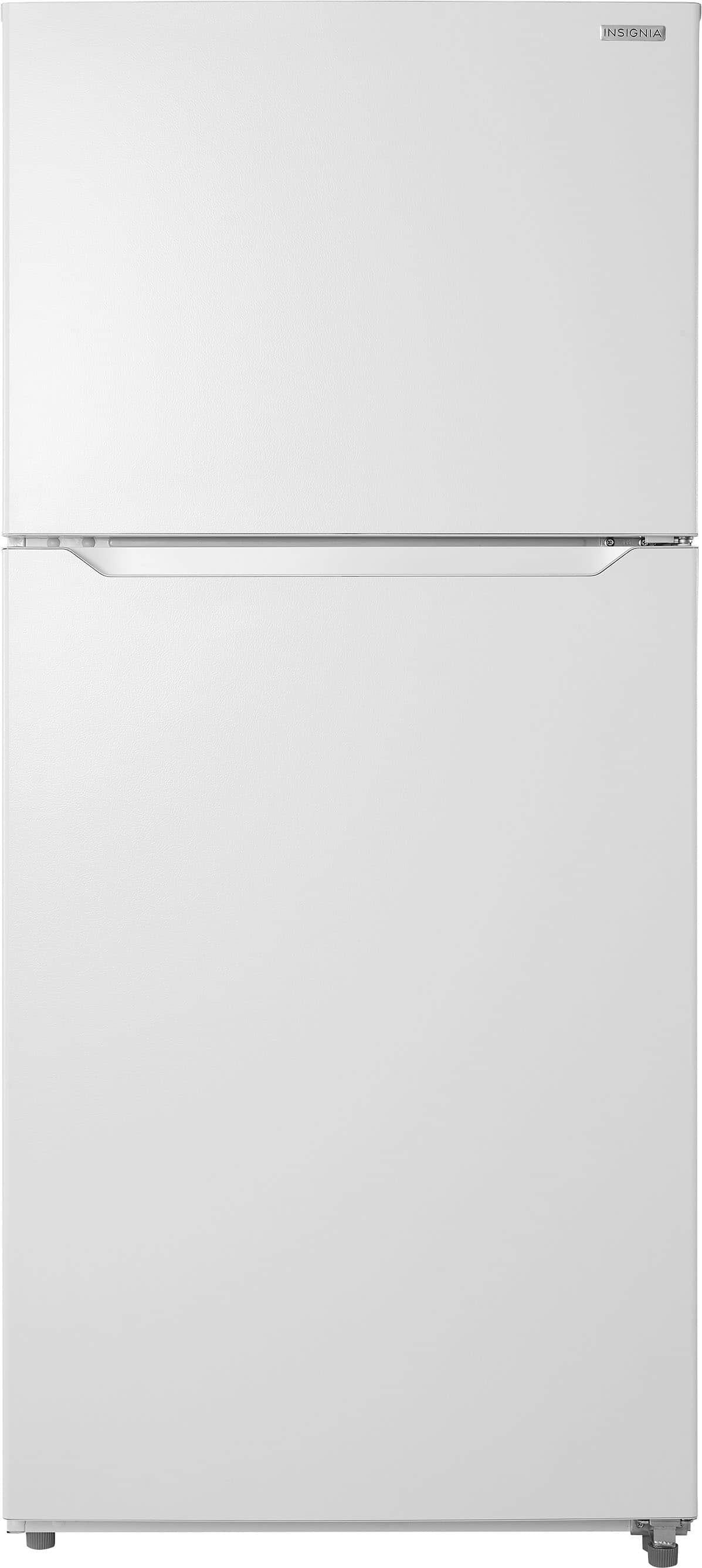Insignia™ - 30 in. Wide 18 Cu. Ft. Top-Freezer Refrigerator with ENERGY STAR Certification - White