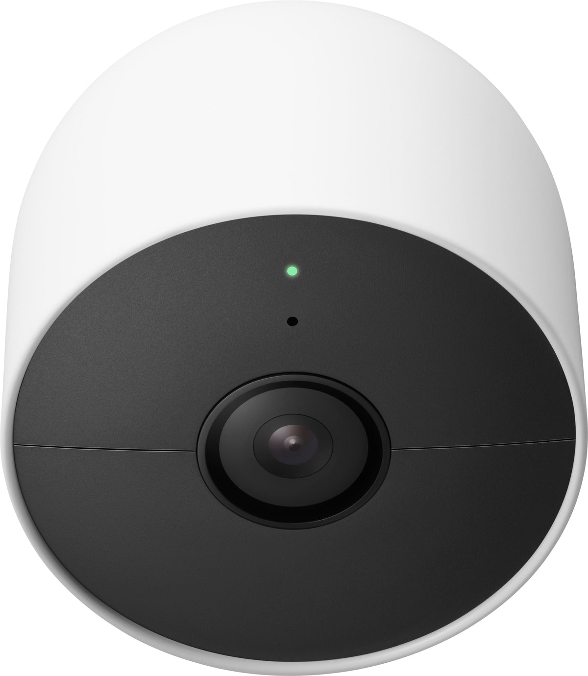 Google - Nest Cam 2 Pack Indoor/Outdoor Wire Free Security Cameras - Snow