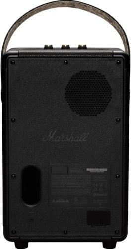 Marshall - Tufton Portable Wireless Bluetooth Speaker with Bass / Treble / Volume Controls and 3.5 mm Auxiliary Input - Black/Brass