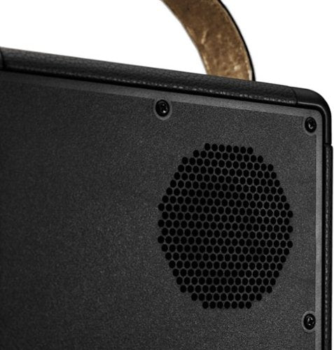 Marshall - Tufton Portable Wireless Bluetooth Speaker with Bass / Treble / Volume Controls and 3.5 mm Auxiliary Input - Black/Brass
