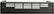 U-Line - 15'' Adjustable Grille - Black