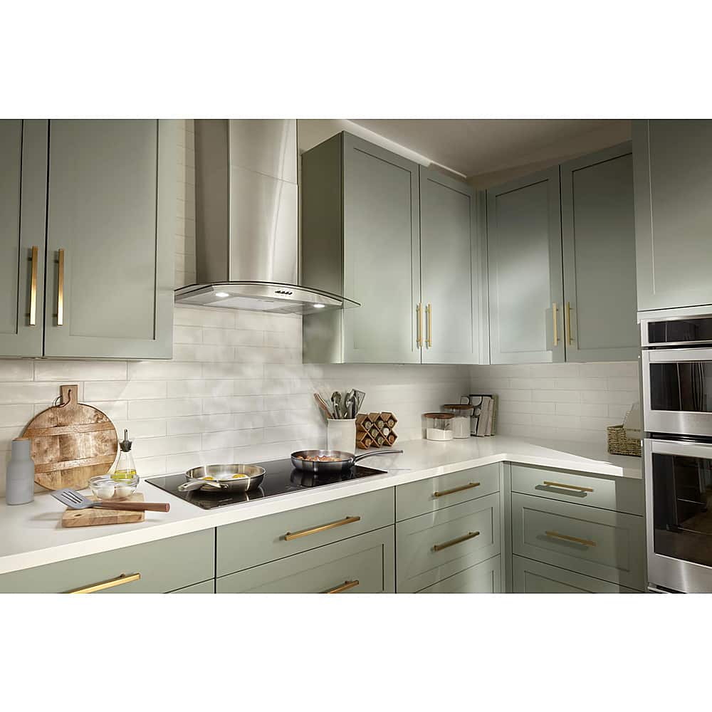 Whirlpool - 30 inches - Convertible - Wall Range Hood - Stainless Steel