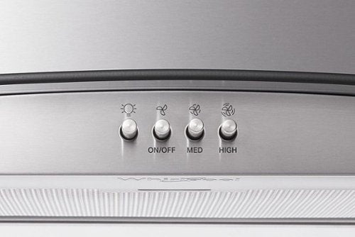 Whirlpool - 30 inches - Convertible - Wall Range Hood - Stainless Steel