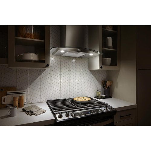Whirlpool - 30 inches - Convertible - Wall Range Hood - Stainless Steel