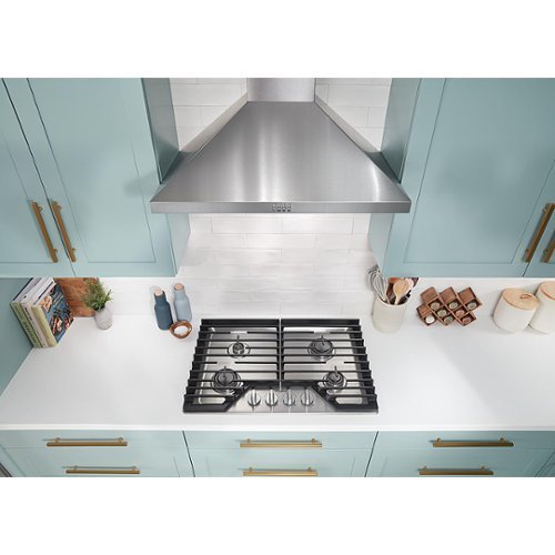 Whirlpool - 30 inches - Convertible - Wall Range Hood - Stainless Steel