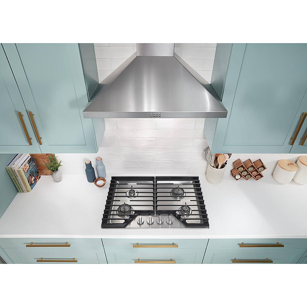 Whirlpool - 30 inches - Convertible - Wall Range Hood - Stainless Steel