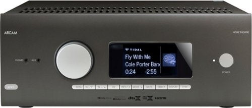 Arcam - AVR5 595W 7.1 Ch. With Google Cast 4K Ultra HD HDR Compatible A/V Home Theater Receiver - Gray