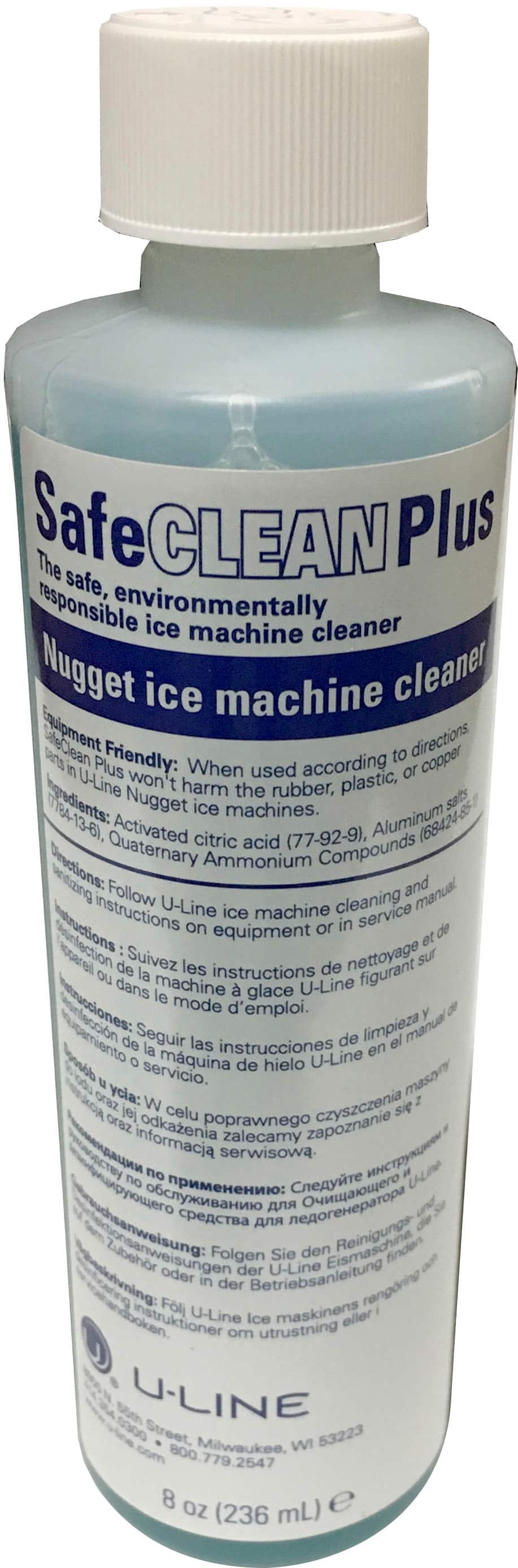 U-Line - Liquid Ice Machine Cleaner - Light Blue