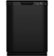 GE - 24" Front Control Built-In Plastic Tub Dishwasher with Steam + Sanitization and 52 dBA - Black