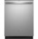 GE - 25" Top Control Smart Built-In Hybrid Stainless Steel Tub Dishwasher with Sanitize Cycle and 50 dBA - Stainless Steel