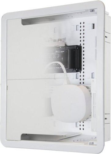 Sanus - TV Media In-Wall Box - 17" - White