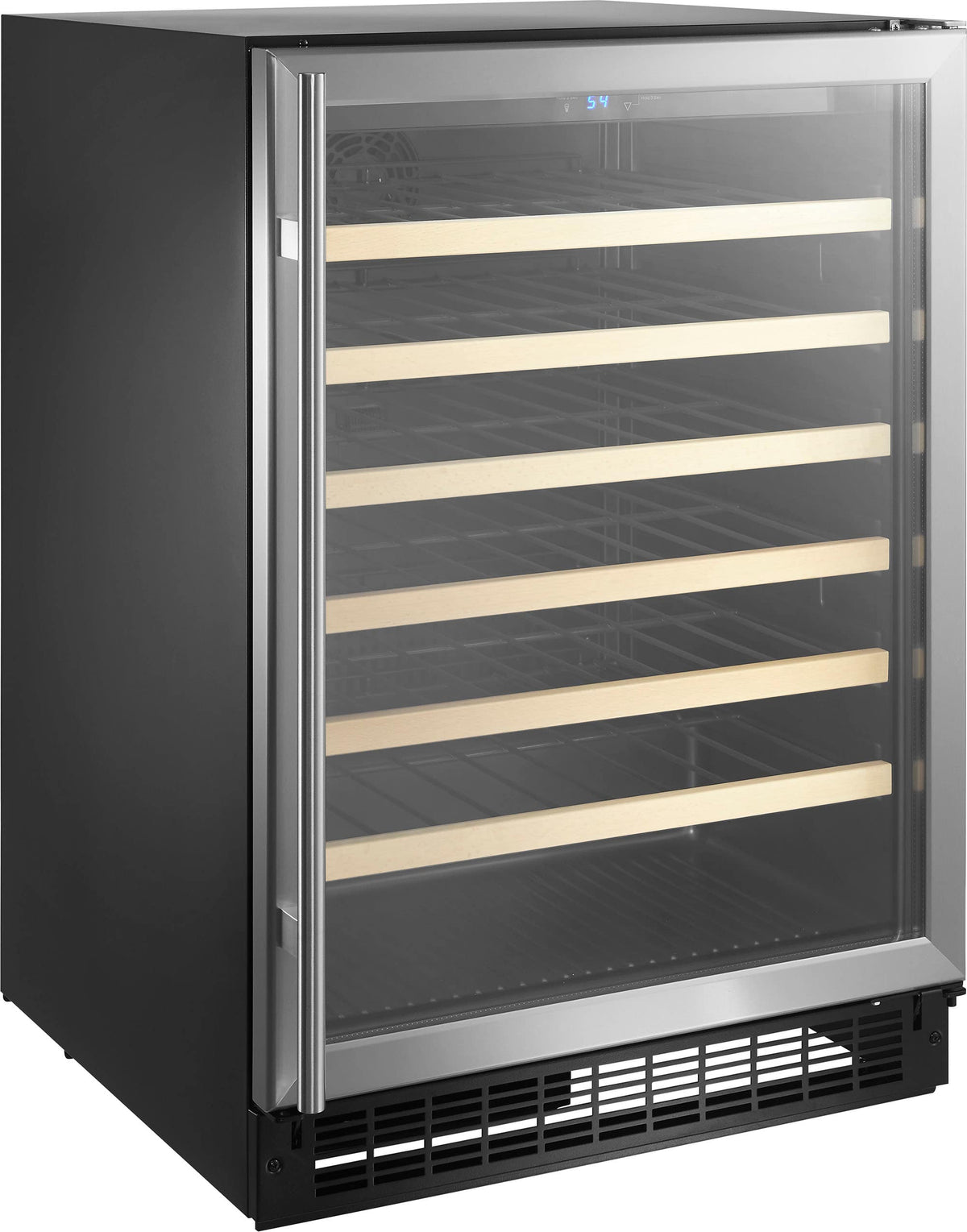 Insignia™ - 61-Bottle Wine Cooler - Stainless Steel