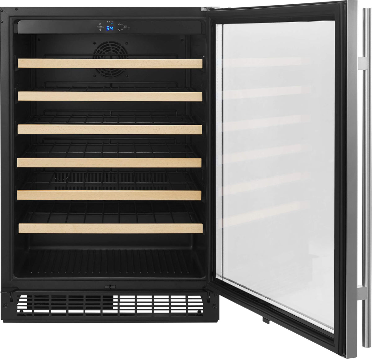 Insignia™ - 61-Bottle Wine Cooler - Stainless Steel