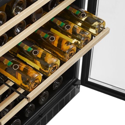 Insignia™ - 61-Bottle Wine Cooler - Stainless Steel