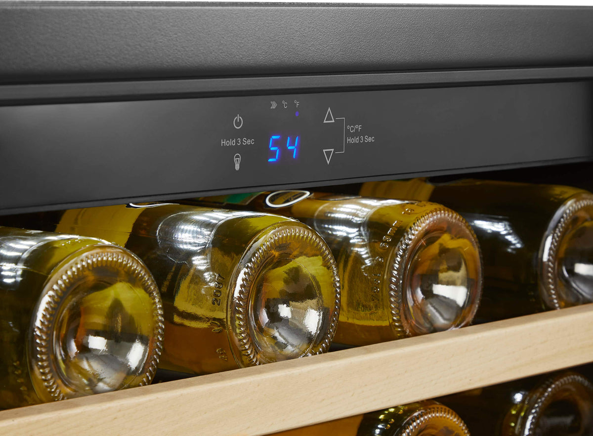 Insignia™ - 61-Bottle Wine Cooler - Stainless Steel