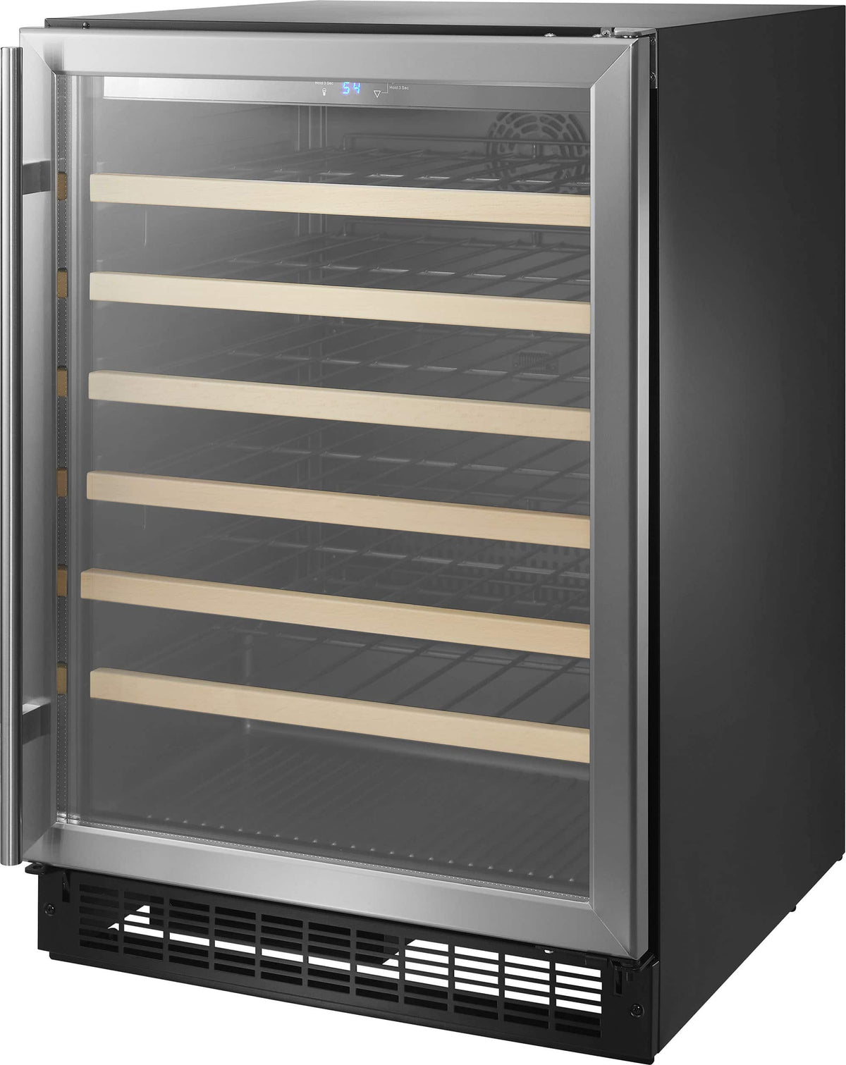 Insignia™ - 61-Bottle Wine Cooler - Stainless Steel