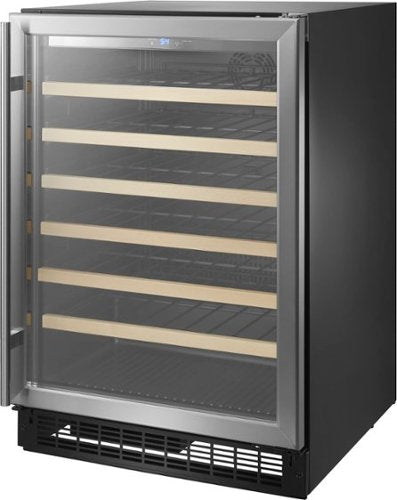 Insignia™ - 61-Bottle Wine Cooler - Stainless Steel