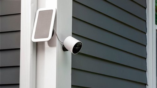 SimpliSafe - Outdoor Camera Solar Panel - White