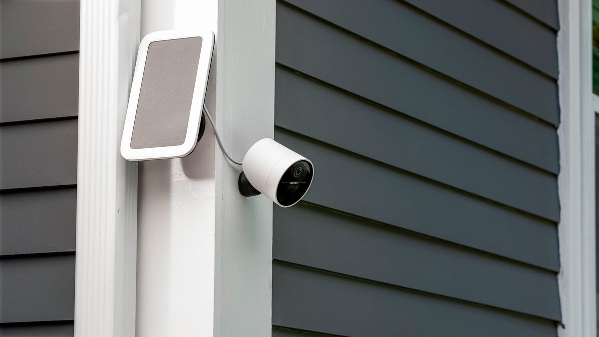 SimpliSafe - Outdoor Camera Solar Panel - White