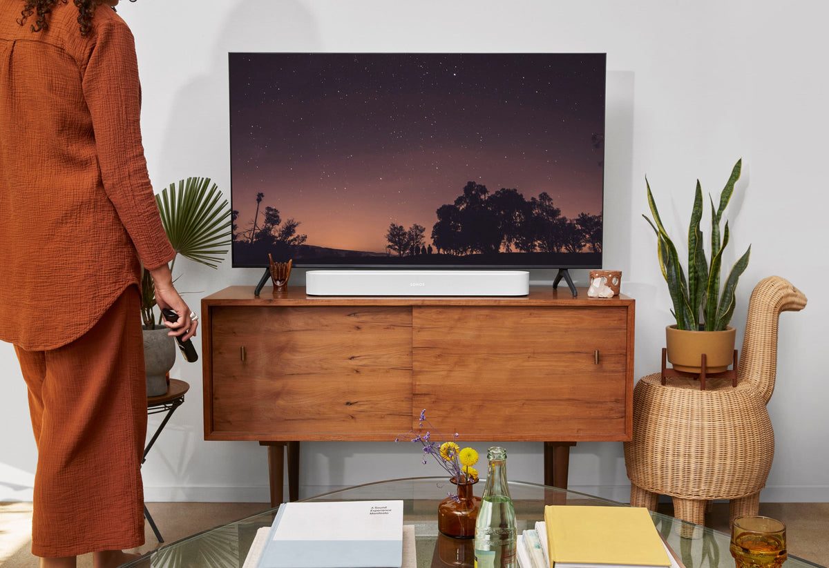 Sonos - Beam (Gen 2) 5.0 Channel Smart Soundbar with Dolby Atmos - White