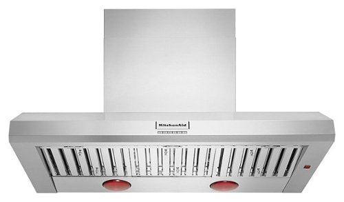KitchenAid - 48 inches - Recirculating - Wall Range Hood - Stainless Steel