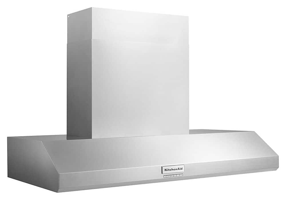 KitchenAid - 48 inches - Recirculating - Wall Range Hood - Stainless Steel
