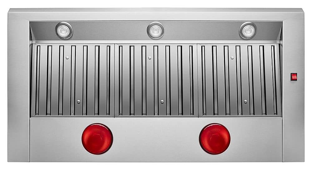 KitchenAid - 48 inches - Recirculating - Wall Range Hood - Stainless Steel