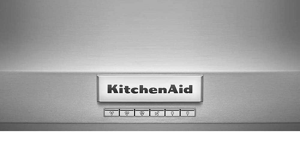 KitchenAid - 48 inches - Recirculating - Wall Range Hood - Stainless Steel