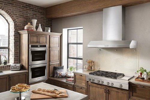 KitchenAid - 48 inches - Recirculating - Wall Range Hood - Stainless Steel