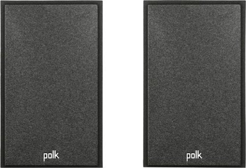 Polk Audio - Monitor XT15 Bookshelf Speaker Pair - Midnight Black