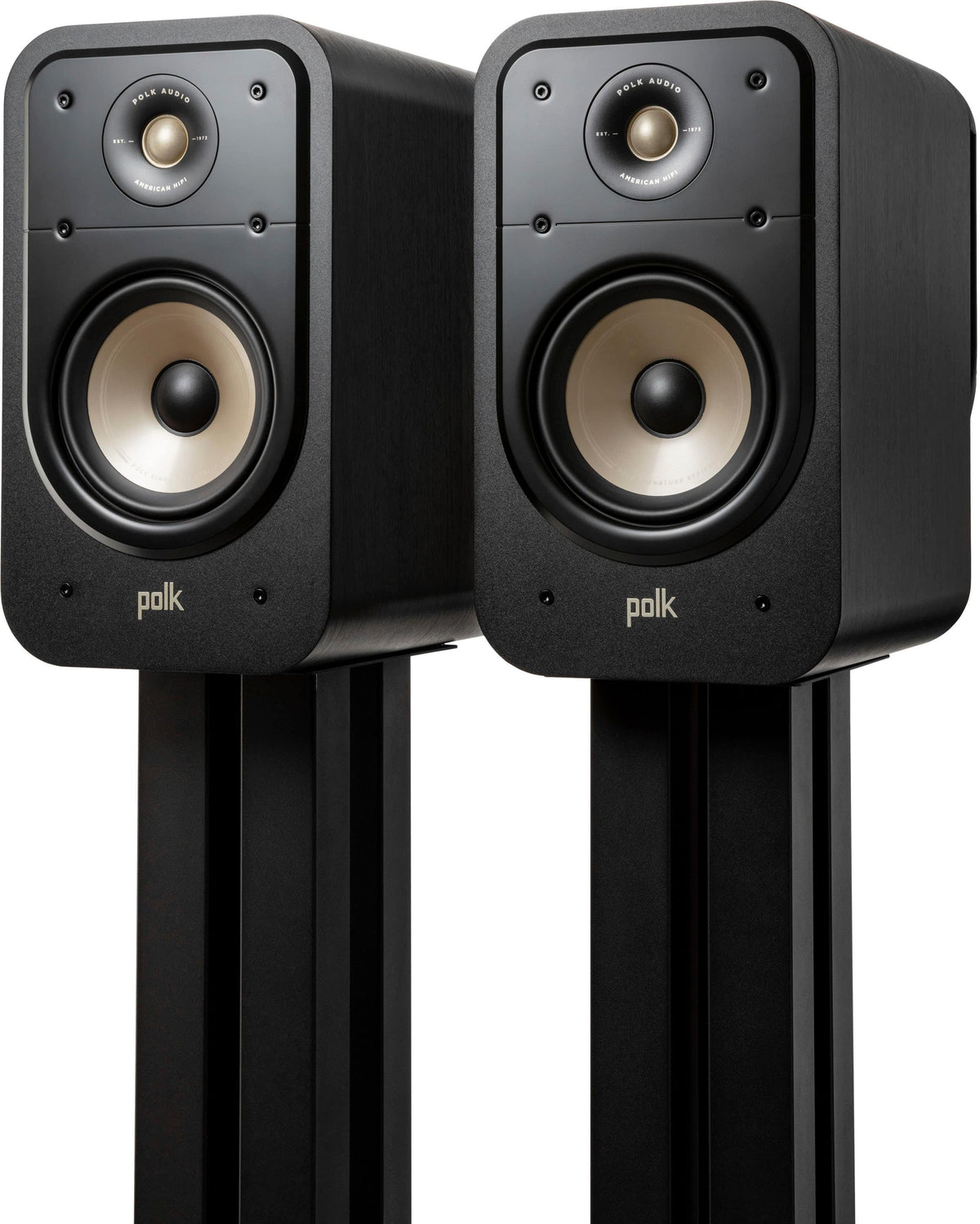 Polk Audio - Signature Elite ES20 Hi-Res Bookshelf Speake - Stunning Black