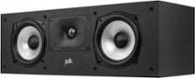 Polk Audio - Monitor XT30 Center Channel Speaker - Midnight Black