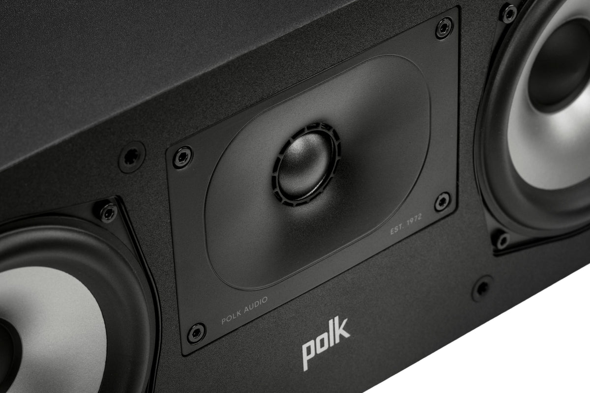 Polk Audio - Monitor XT30 Center Channel Speaker - Midnight Black