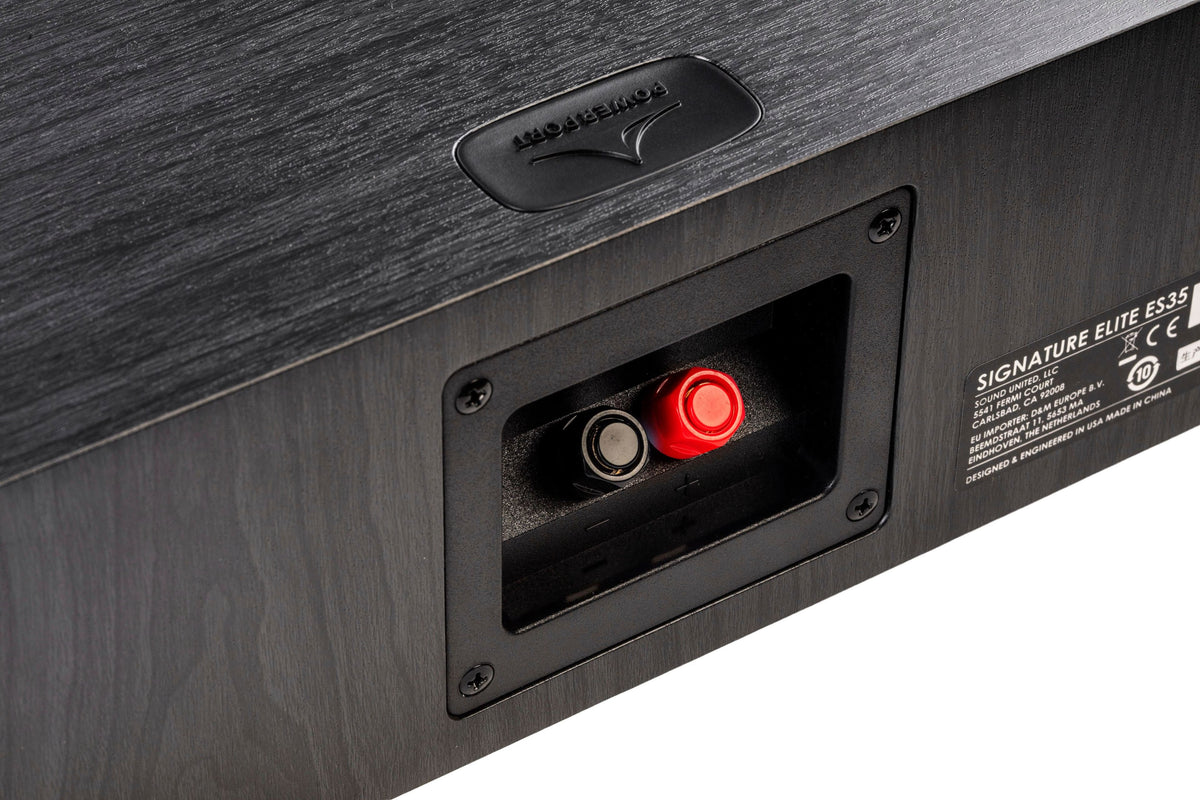 Polk Audio - Signature Elite ES35 Center Channel Speaker - Stunning Black