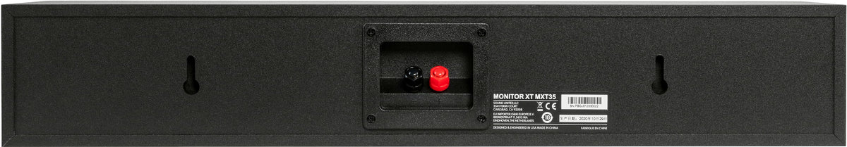 Polk Audio - Monitor XT35 Center Channel Speaker - Midnight Black