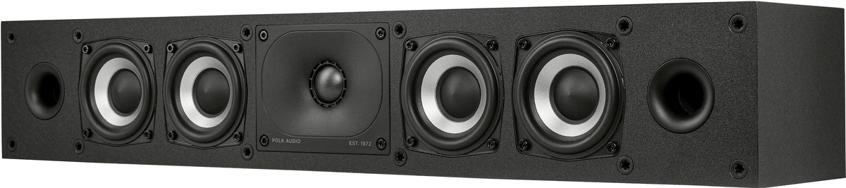 Polk Audio - Monitor XT35 Center Channel Speaker - Midnight Black