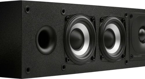 Polk Audio - Monitor XT35 Center Channel Speaker - Midnight Black