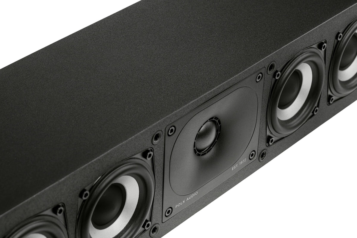 Polk Audio - Monitor XT35 Center Channel Speaker - Midnight Black