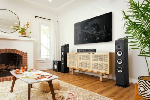 Polk Audio - Monitor XT35 Center Channel Speaker - Midnight Black