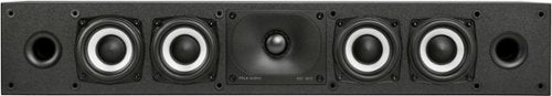 Polk Audio - Monitor XT35 Center Channel Speaker - Midnight Black