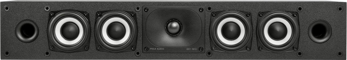 Polk Audio - Monitor XT35 Center Channel Speaker - Midnight Black