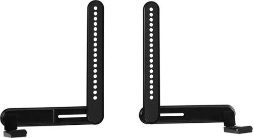 Best Buy essentials™ - Rear/Bottom Soundbar Wall Mount for Most 15 lb. Soundbars - Black