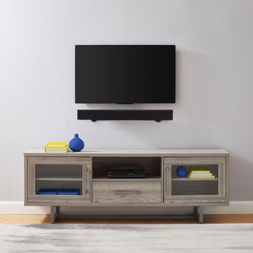 Best Buy essentials™ - Fixed Soundbar Wall Mount for Most 20 lb. Soundbars - Black
