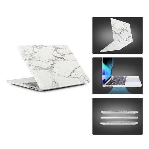 Techprotectus - Macbook PRO 13" case for M1,A2238,A2289,A2251, A2159,A1989, A1706, A1708 M2 2022 A2338 - White