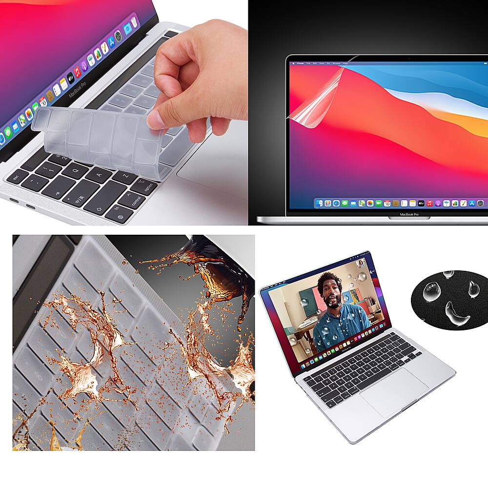 Techprotectus - Macbook PRO 13" case for M1,A2238,A2289,A2251, A2159,A1989, A1706, A1708 M2 2022 A2338 - White