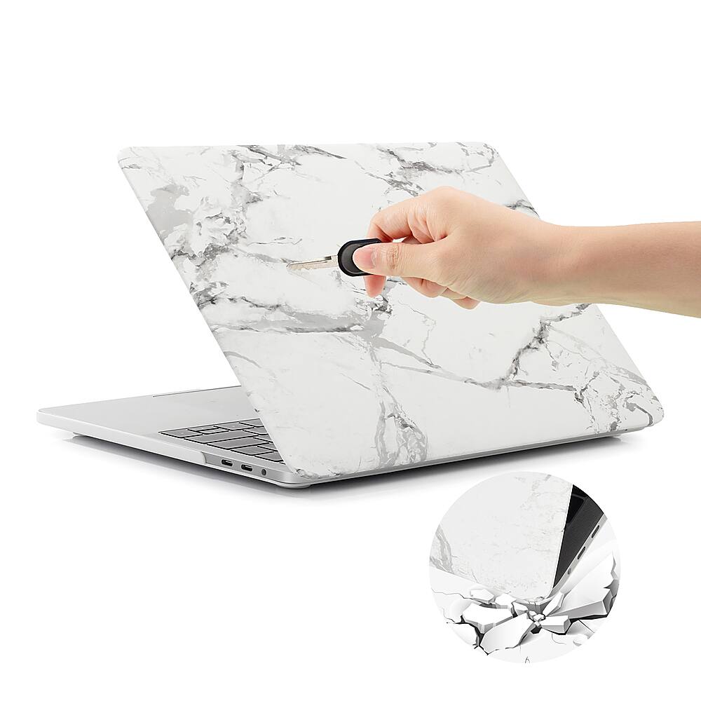 Techprotectus - Macbook PRO 13" case for M1,A2238,A2289,A2251, A2159,A1989, A1706, A1708 M2 2022 A2338 - White