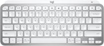 Logitech - MX Keys Mini TKL Wireless Bluetooth Scissor Keyboard with Backlit Keys - Pale Gray