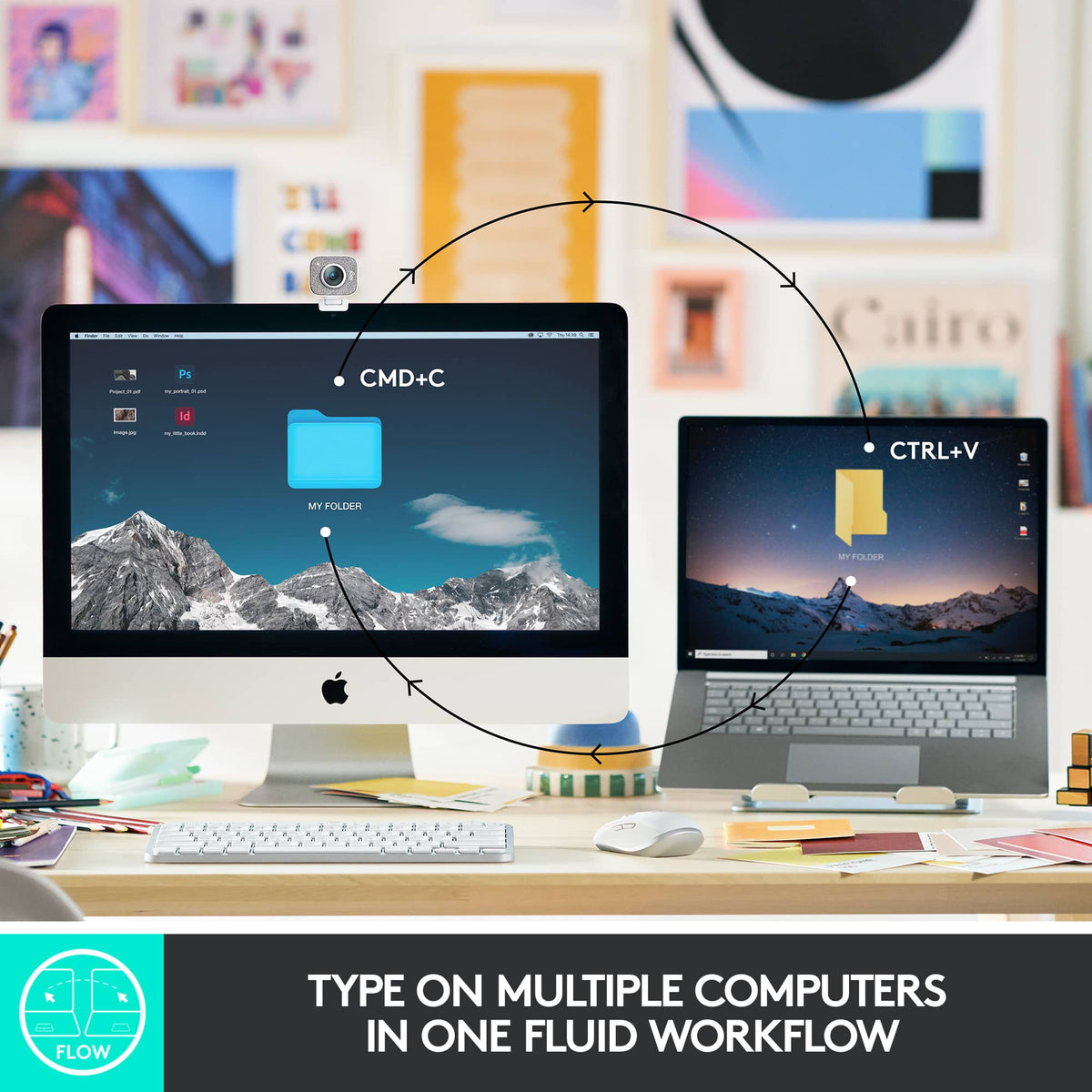 Logitech - MX Keys Mini TKL Wireless Bluetooth Scissor Keyboard with Backlit Keys - Pale Gray