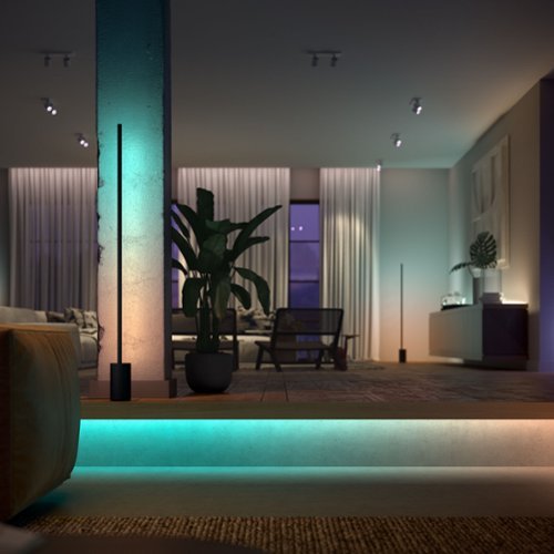 Philips - Hue Ambiance Gradient Bluetooth Lightstrip 40-inch Extension - White