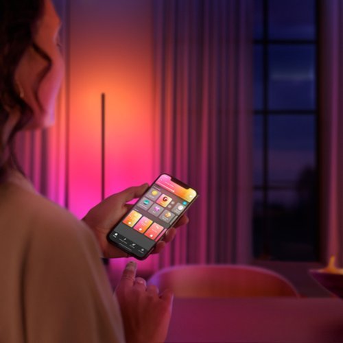 Philips - Hue Ambiance Gradient Bluetooth Lightstrip 40-inch Extension - White